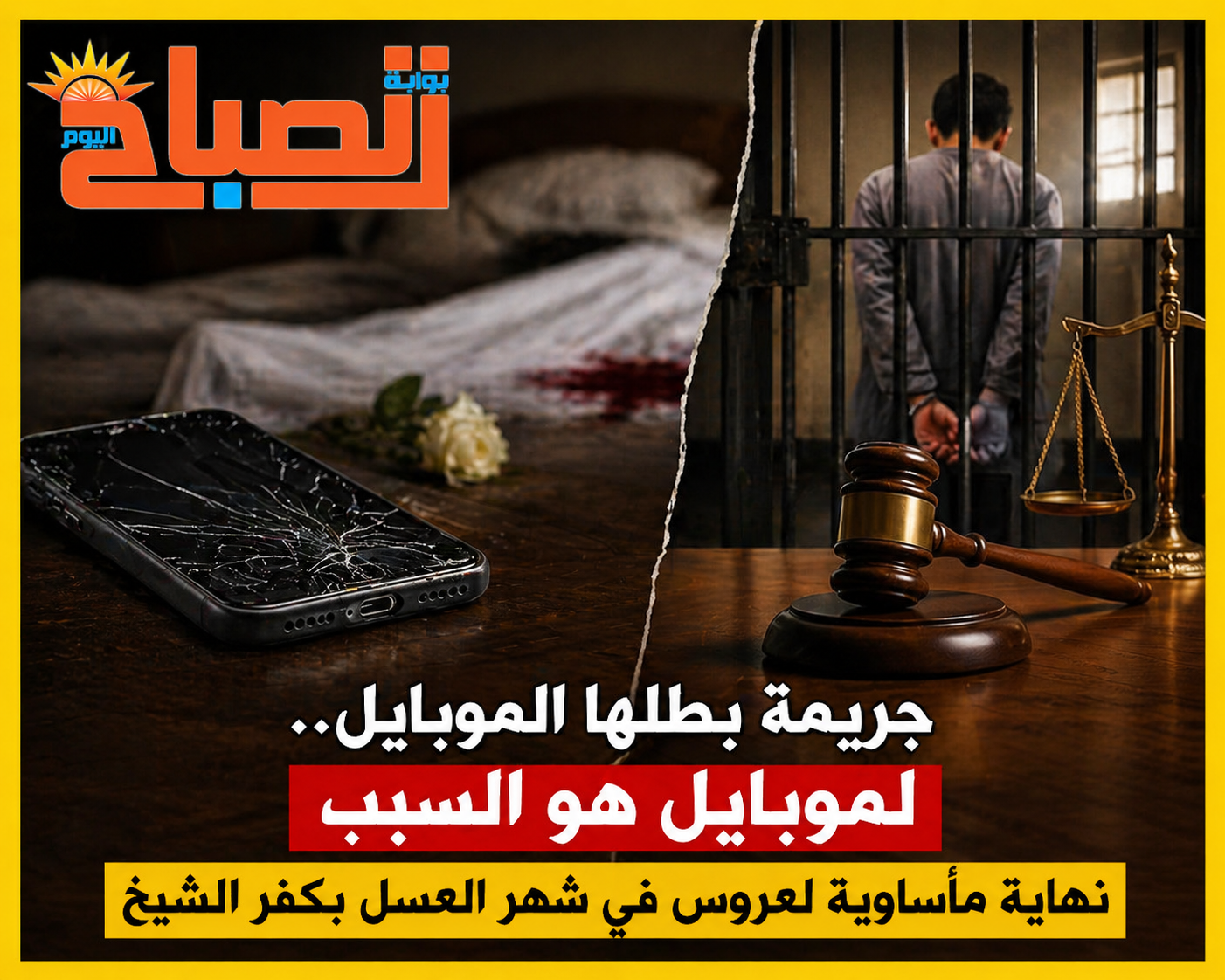 جريمة الموبايل ..  نهاية حياة عروس كفر الشيخ في شهر العسل